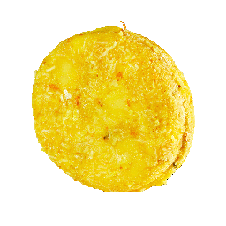 Godiva Shampoo Bar, a circular, floral, yellow shampoo bar.