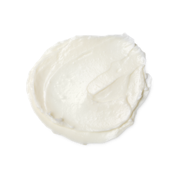 A swatch of thick, creamy coloured Kalamazoo beard and facial wash.